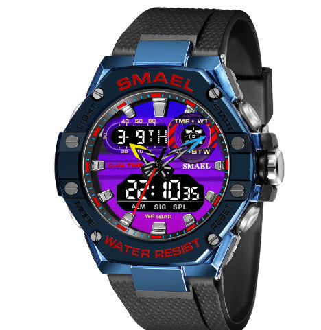 Digital Alloy Electronic Watch Men-THAT FASHION STORE