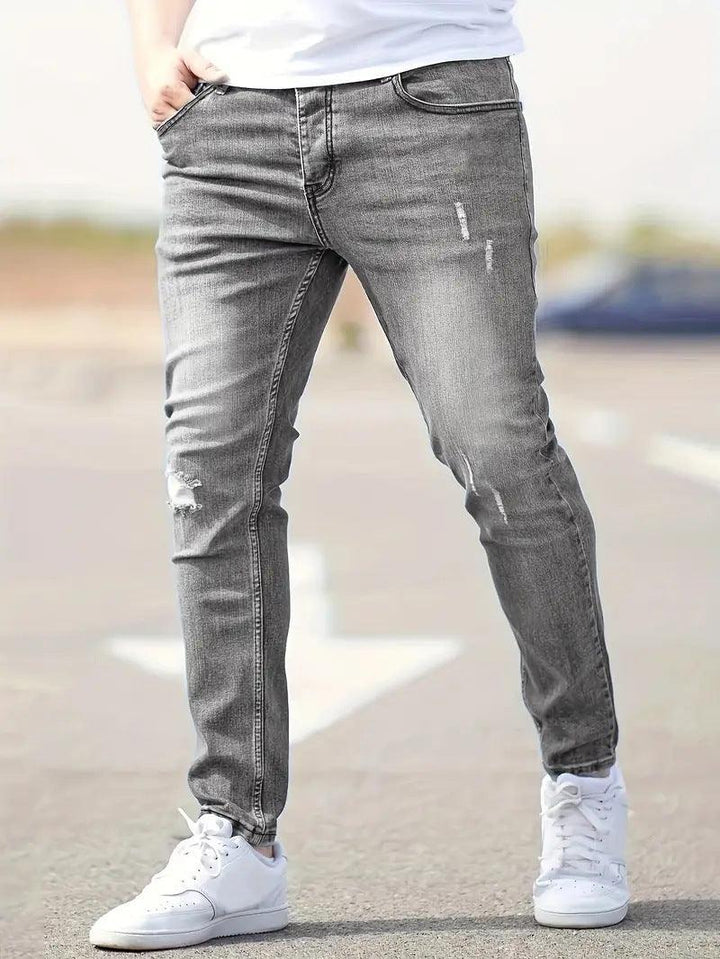 American-style Slim-fit Stretch Jeans-THAT FASHION STORE