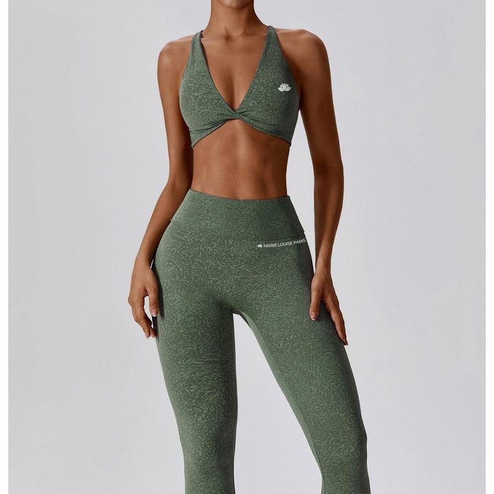 Belly Contracting Hip Lifting Running Sports Quick-drying Camouflage Printing Nude Feel High Waist Yoga Pants-THAT FASHION STORE