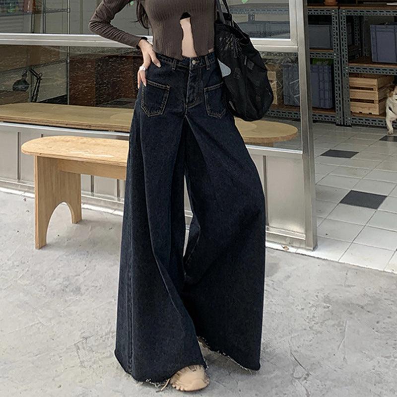 Women's Retro High Waist Slim Jeans-THAT FASHION STORE