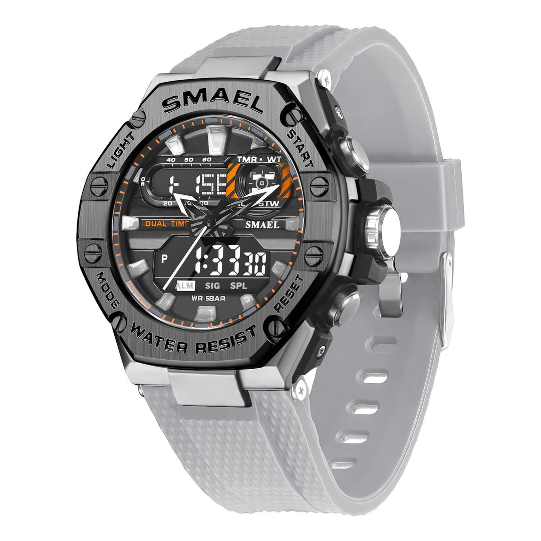 Digital Alloy Electronic Watch Men-THAT FASHION STORE