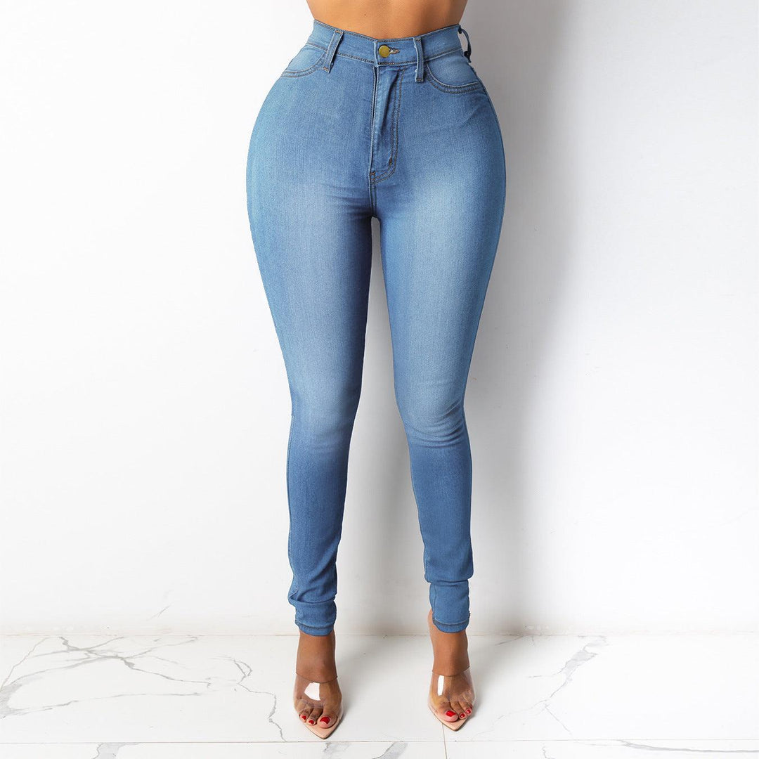 Fashion Women's Wear Jeans Slim Fit-THAT FASHION STORE