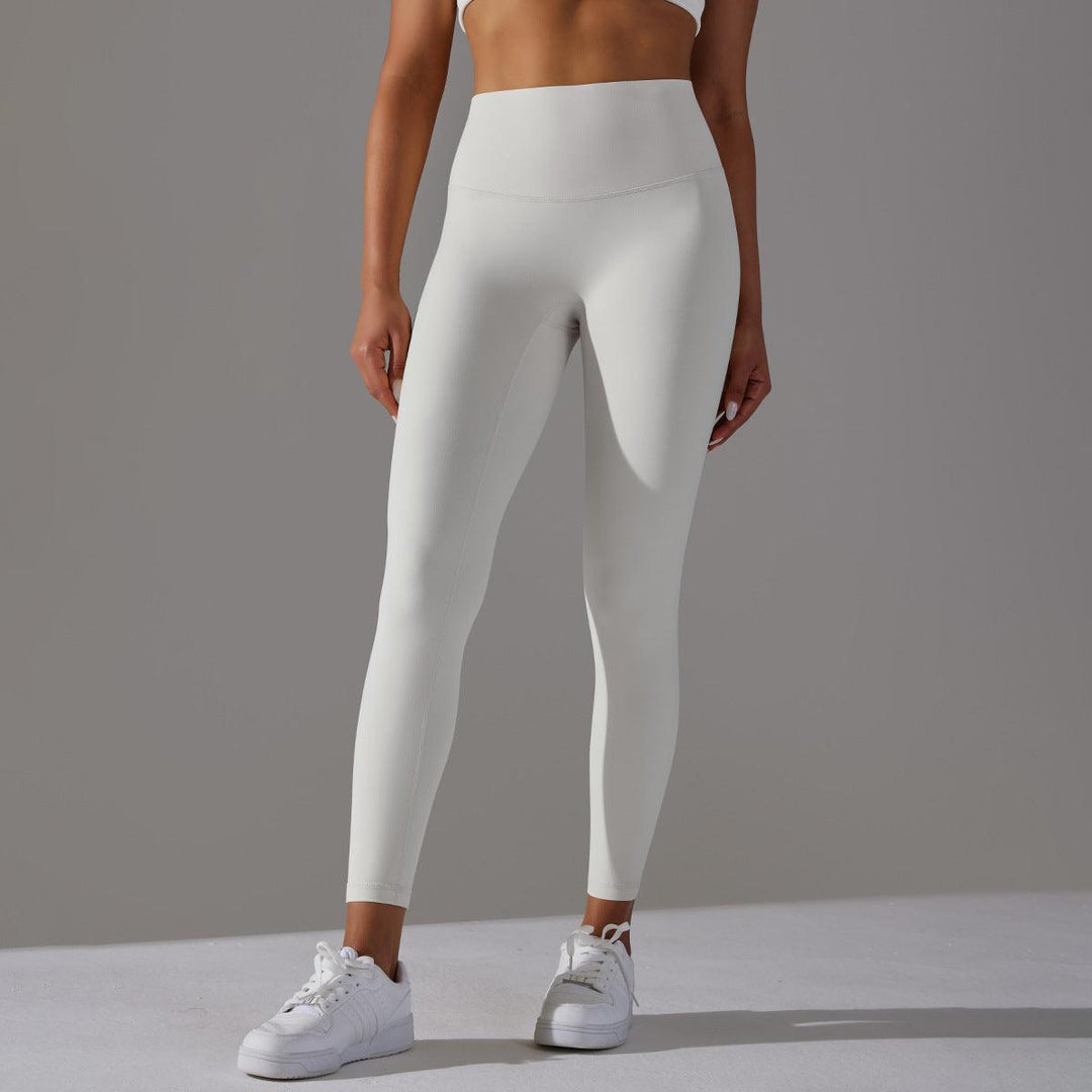 Double-sided Sanding Nude Feel Breathable Cropped Pants Hip Lifting Peach Sports Fitness Yoga Pants-THAT FASHION STORE