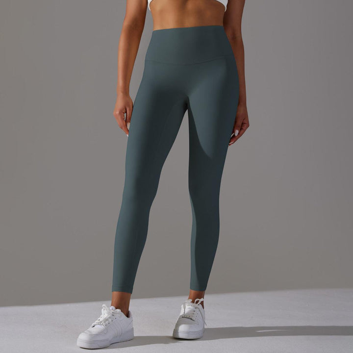 Double-sided Sanding Nude Feel Breathable Cropped Pants Hip Lifting Peach Sports Fitness Yoga Pants-THAT FASHION STORE