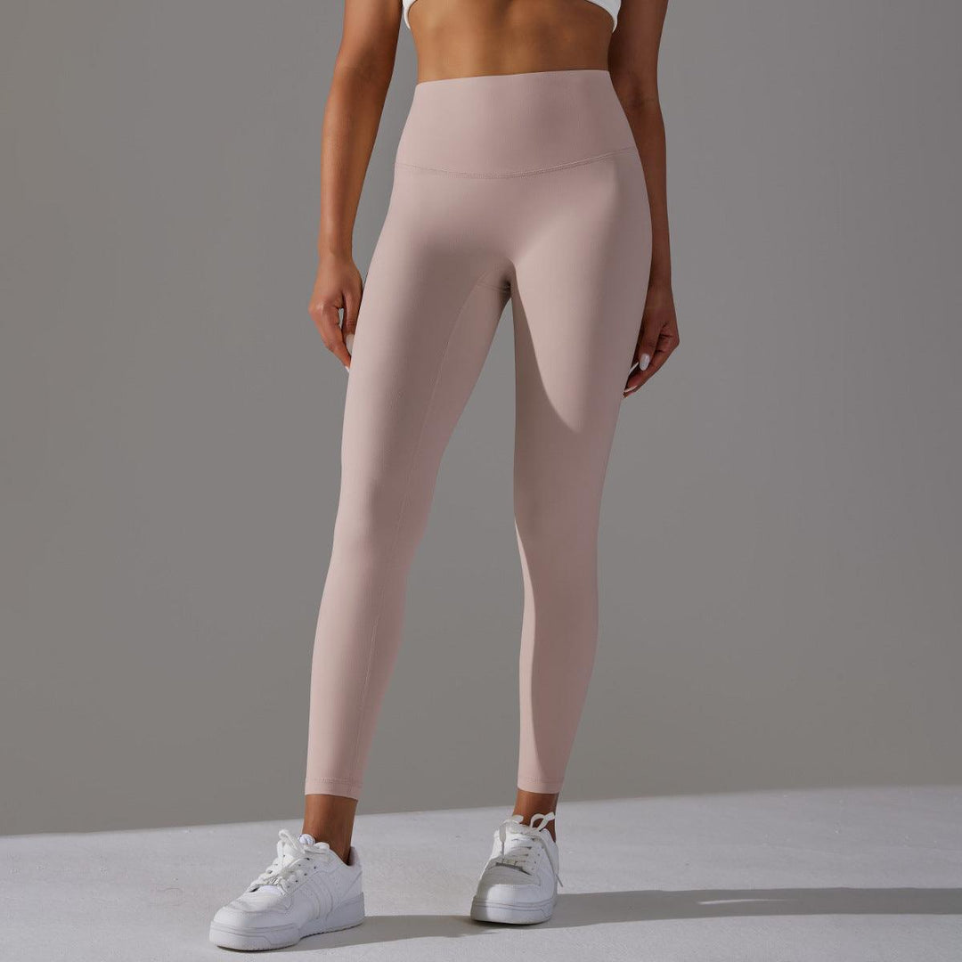 Double-sided Sanding Nude Feel Breathable Cropped Pants Hip Lifting Peach Sports Fitness Yoga Pants-THAT FASHION STORE