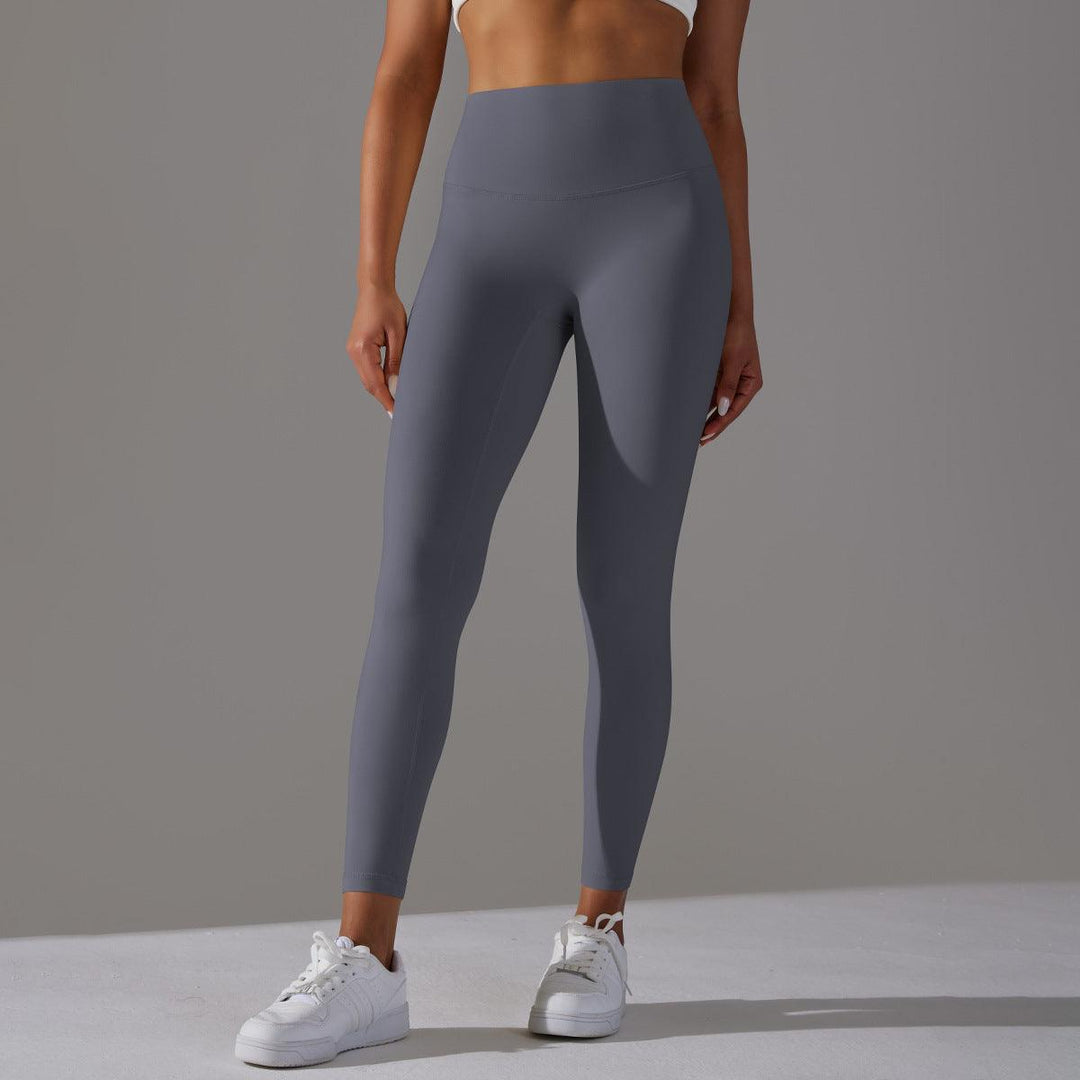 Double-sided Sanding Nude Feel Breathable Cropped Pants Hip Lifting Peach Sports Fitness Yoga Pants-THAT FASHION STORE