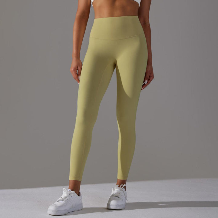 Double-sided Sanding Nude Feel Breathable Cropped Pants Hip Lifting Peach Sports Fitness Yoga Pants-THAT FASHION STORE