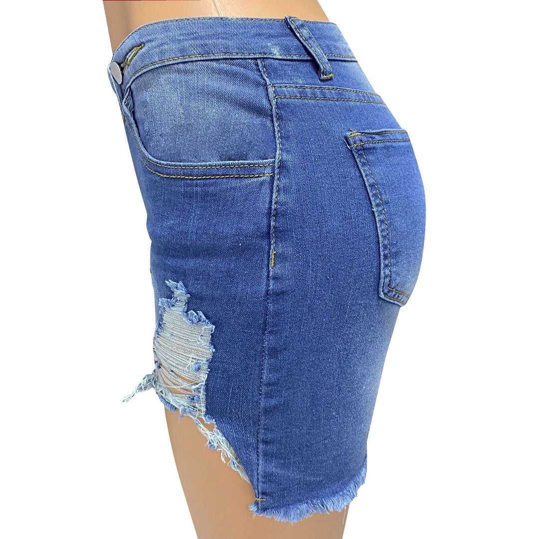 Fashion Personality Denim Shorts For Women-THAT FASHION STORE