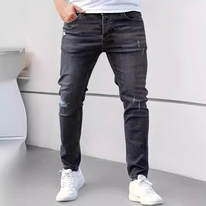 American-style Slim-fit Stretch Jeans-THAT FASHION STORE