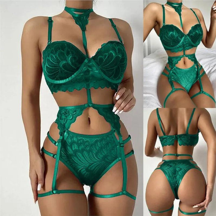 Erotic lingerie Embroidered European style silk lace lingerie underwear women sexy lingerie woman Sex shop xxx call of the night-THAT FASHION STORE