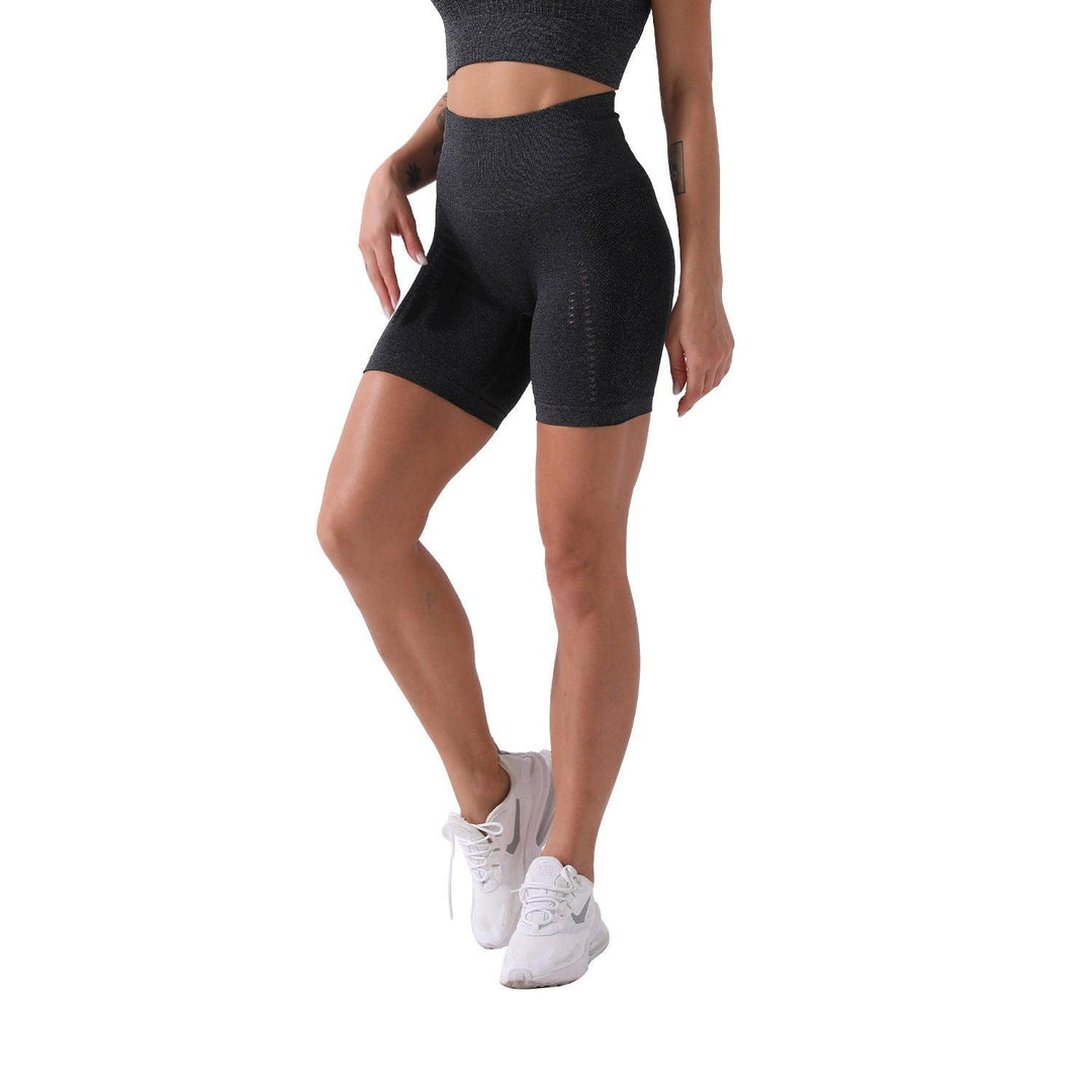 European And American Seamless Sports Yoga Fitness Shorts Women-THAT FASHION STORE