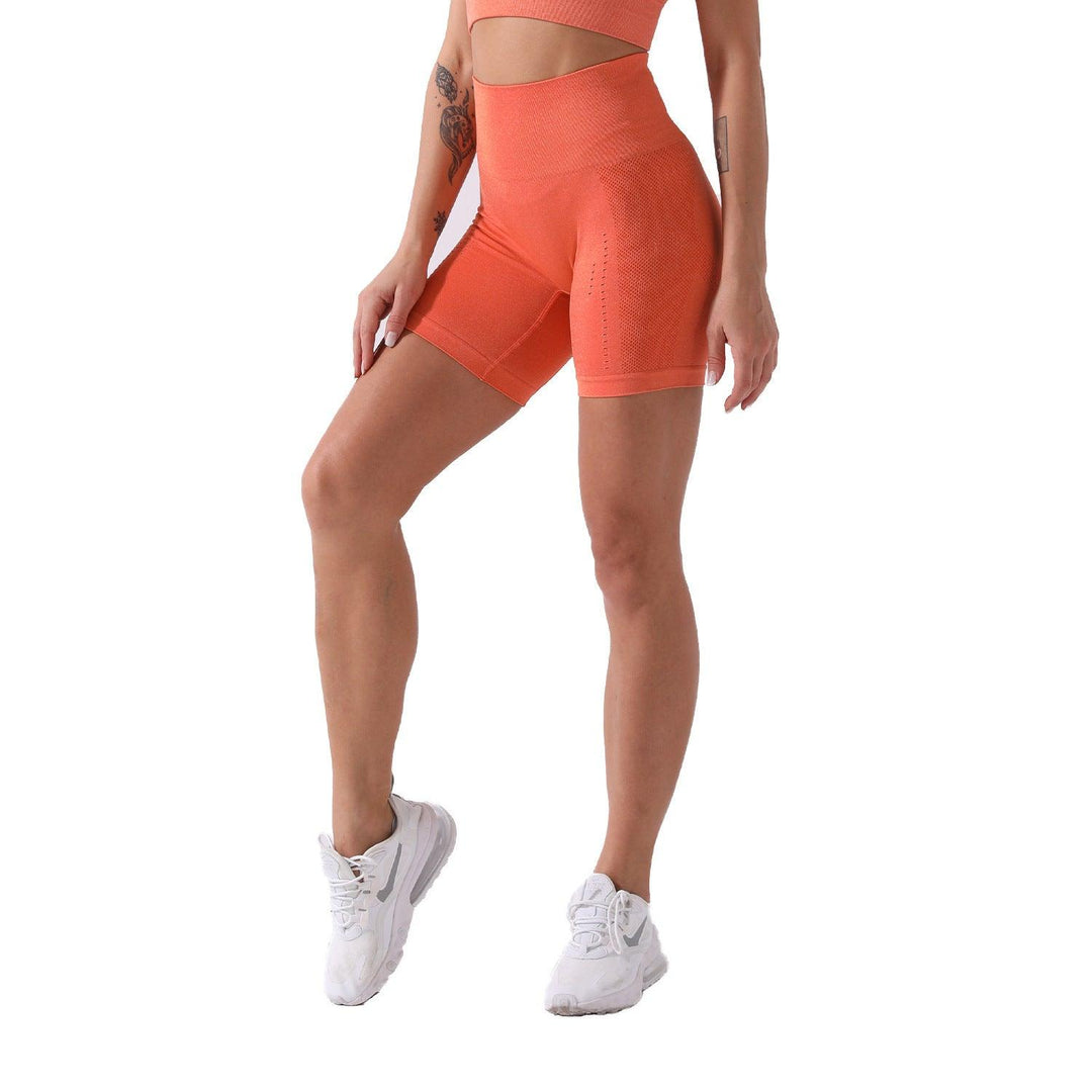 European And American Seamless Sports Yoga Fitness Shorts Women-THAT FASHION STORE