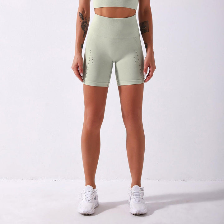 European And American Seamless Sports Yoga Fitness Shorts Women-THAT FASHION STORE