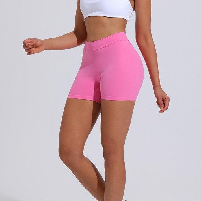 High Waist Hip Lift Back V Yoga Shorts For Women-THAT FASHION STORE