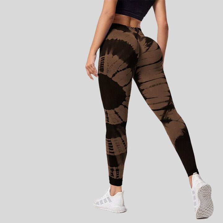 High Waist Hip Lift High Elastic Tie-dye Seamless Yoga Pants-THAT FASHION STORE