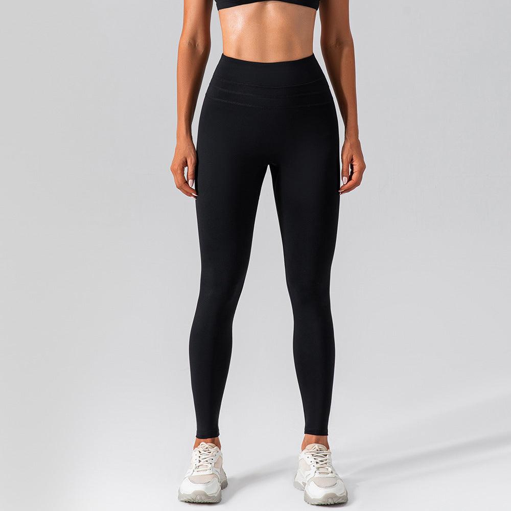 High Waist Shaping Nude Feel Yoga Quick-drying Skinny Workout Pants-THAT FASHION STORE