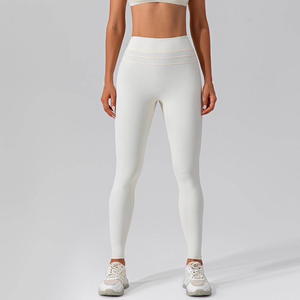 High Waist Shaping Nude Feel Yoga Quick-drying Skinny Workout Pants-THAT FASHION STORE