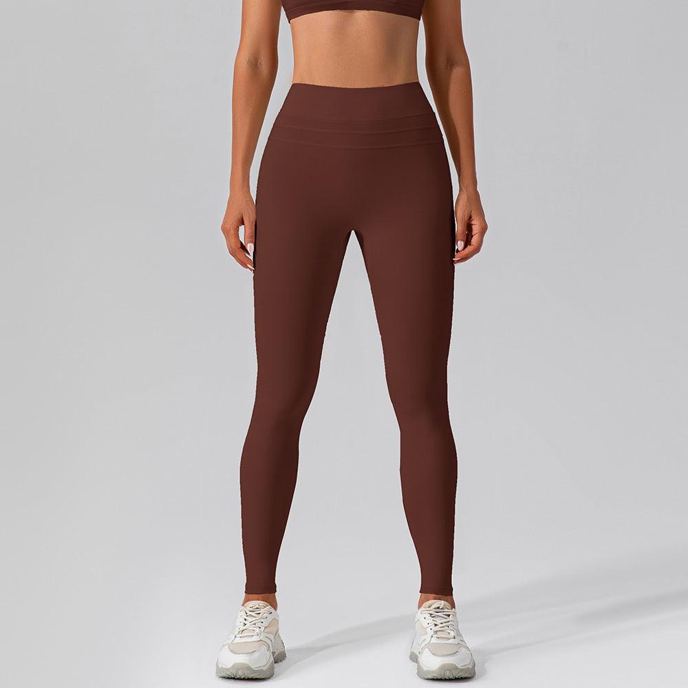 High Waist Shaping Nude Feel Yoga Quick-drying Skinny Workout Pants-THAT FASHION STORE