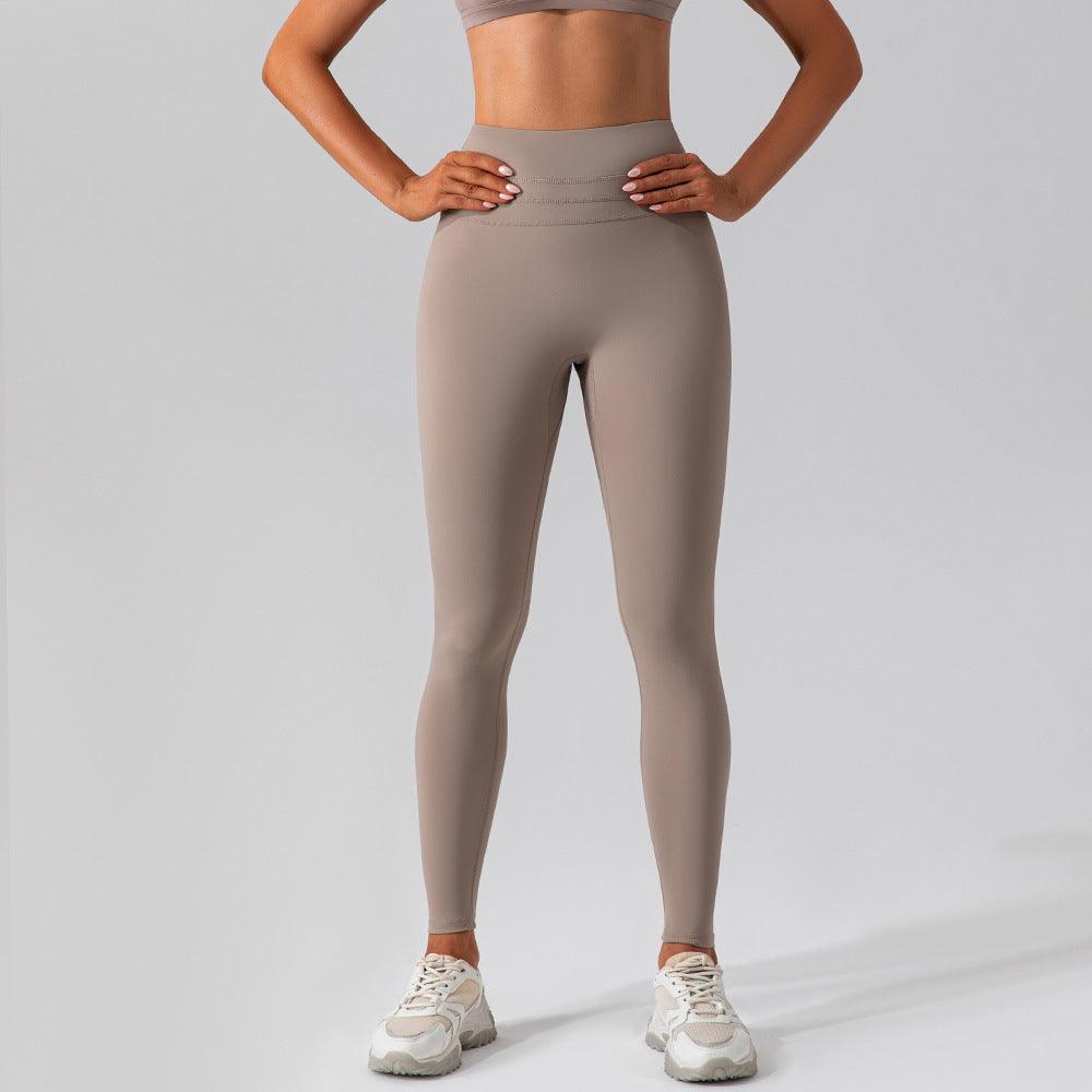 High Waist Shaping Nude Feel Yoga Quick-drying Skinny Workout Pants-THAT FASHION STORE