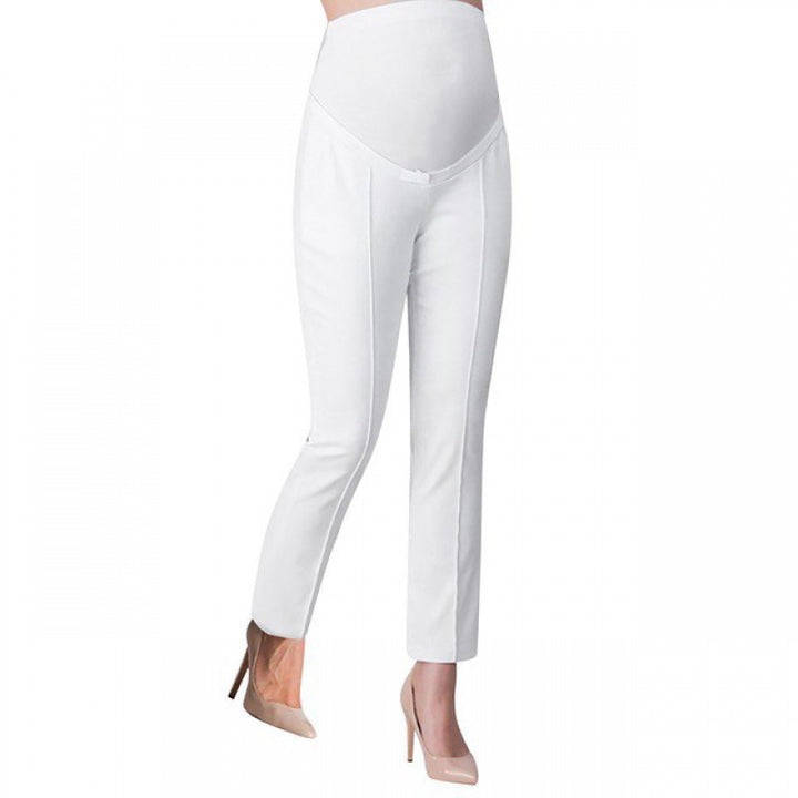 Maternity Pregnancy Skinny Trousers Work Out Pants Elastic-THAT FASHION STORE