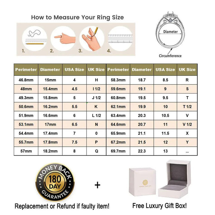 Newshe Original 925 Sterling Silver Wedding Rings Set for Women Halo Engagement Round CZ Diamond Luxury Jewelry Dating Ring-THAT FASHION STORE