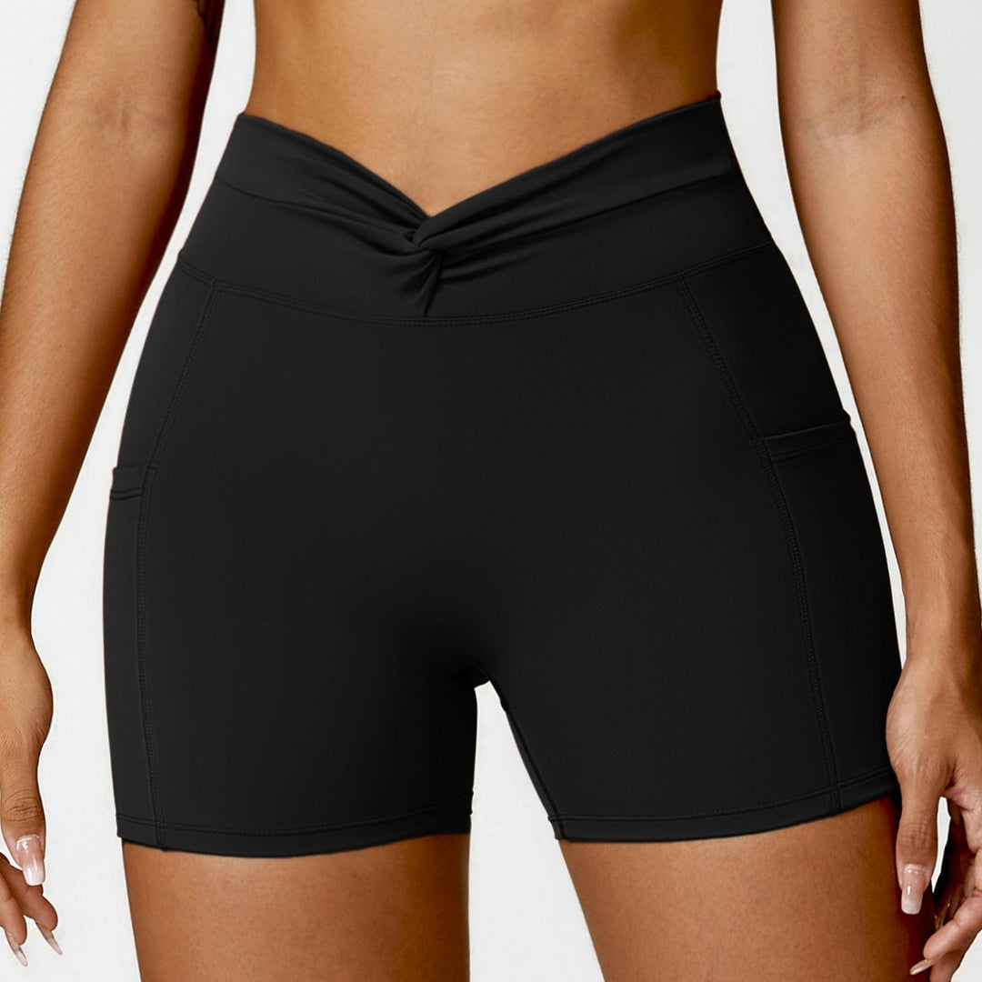 Nude Feel Tight Yoga Shorts Casual Outdoor Running Exercise Shorts Women-THAT FASHION STORE