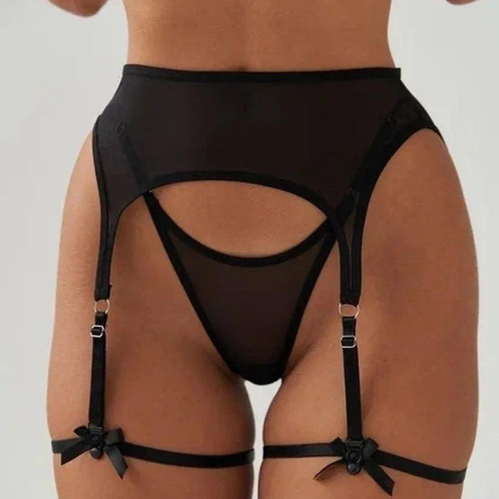 Sexy Erotic Lingerie Women Seamless Bra Garter Thongs Patchwork See Through Lingerie Set Ladies Underwear Set Porn Sexy Costumes-THAT FASHION STORE