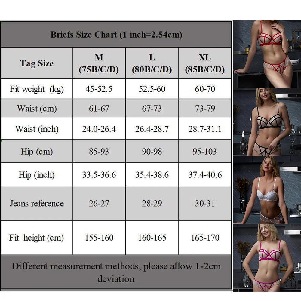 Sexy Lingerie Classic Bandage Push Up Bra Set Women's Lingerie Patchwork Bras-THAT FASHION STORE