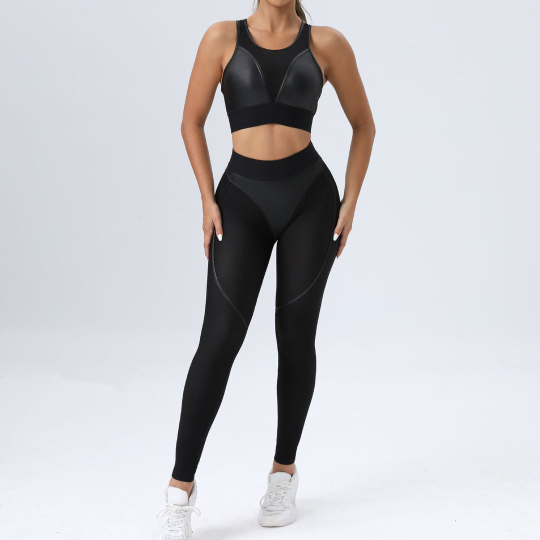 Skinny Yoga Pants Patchwork Sexy Sports Hip-lifting Trousers Fitness-THAT FASHION STORE