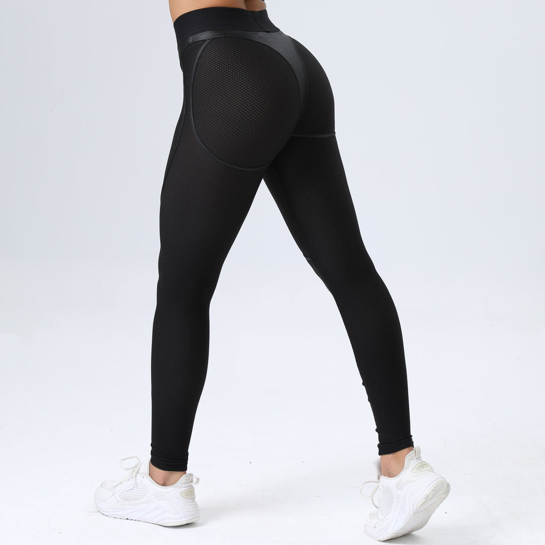 Skinny Yoga Pants Patchwork Sexy Sports Hip-lifting Trousers Fitness-THAT FASHION STORE