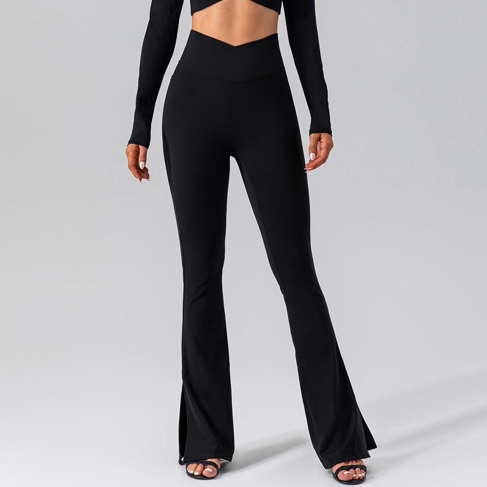 Stretch Yoga Bell-bottom Pants-THAT FASHION STORE