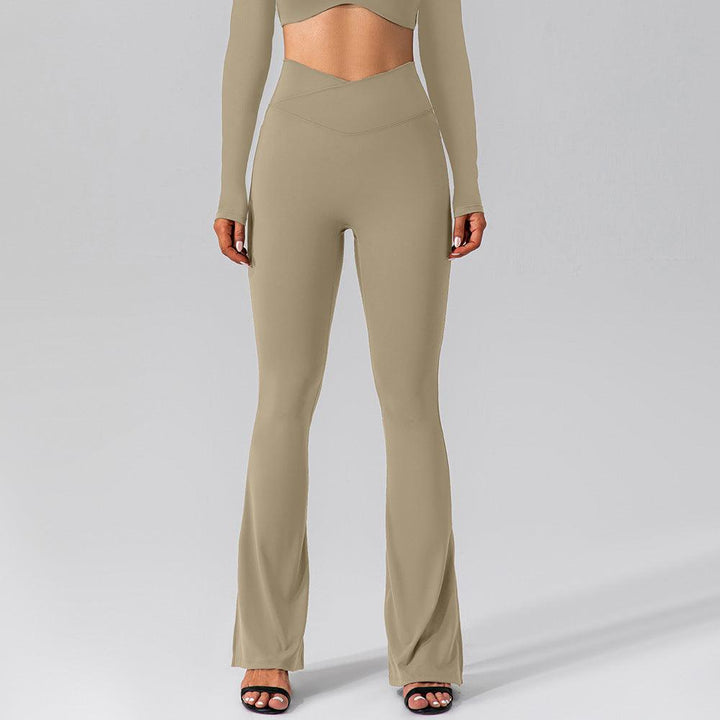 Stretch Yoga Bell-bottom Pants-THAT FASHION STORE