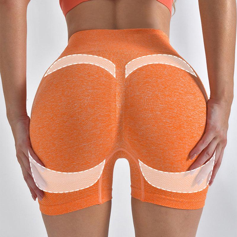 Striped Yoga Shorts High Waist Hip-lifting Tight Pants For Women Running Fitness Sports Leggings-THAT FASHION STORE