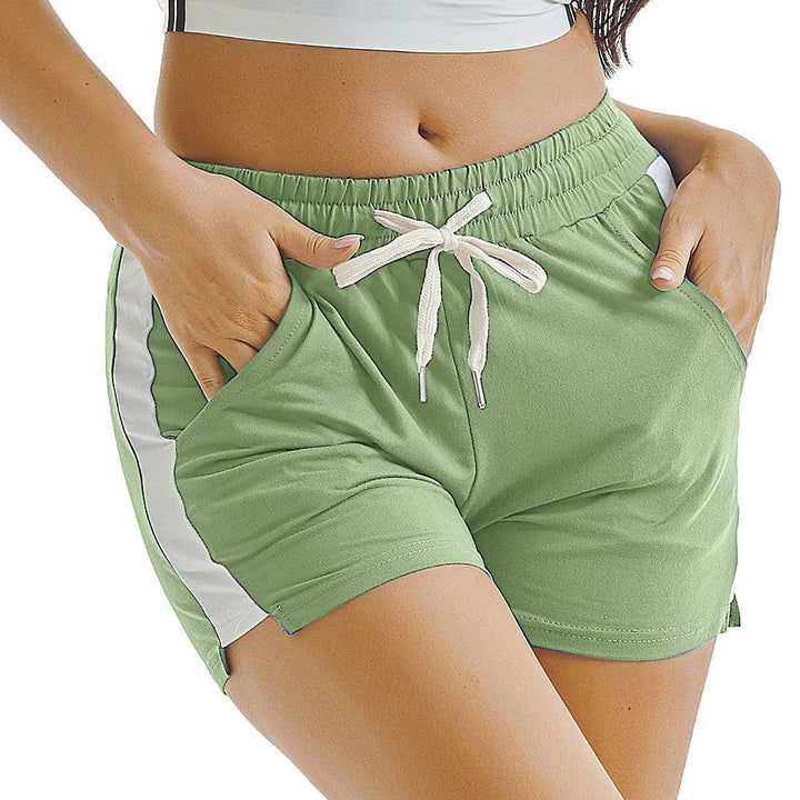 Summer Sports Shorts Gym Running Women Cycling Drawstring Shorts Workout-THAT FASHION STORE