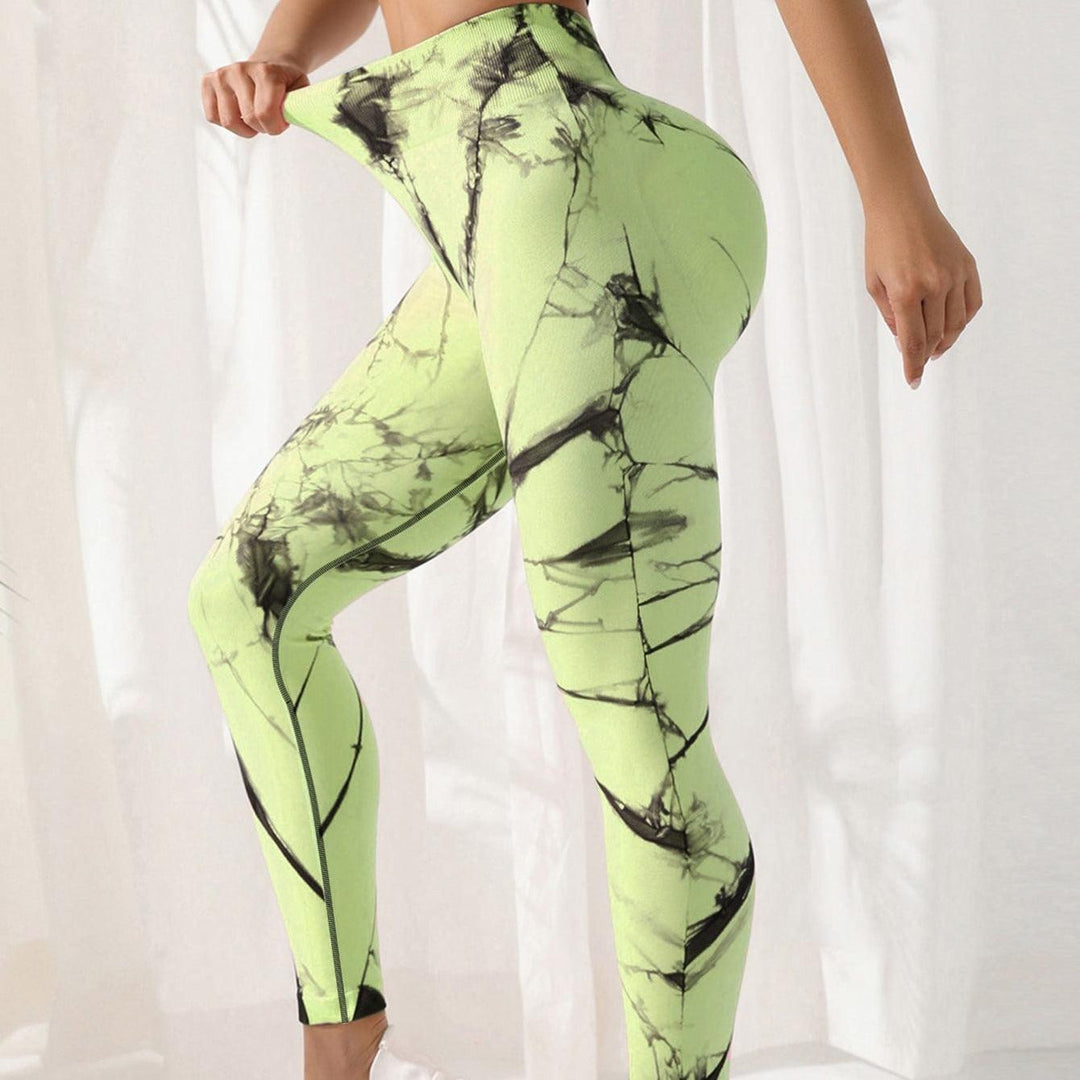 Tie-dye Leggings Spandex Yoga Pants Women's High Waist-THAT FASHION STORE