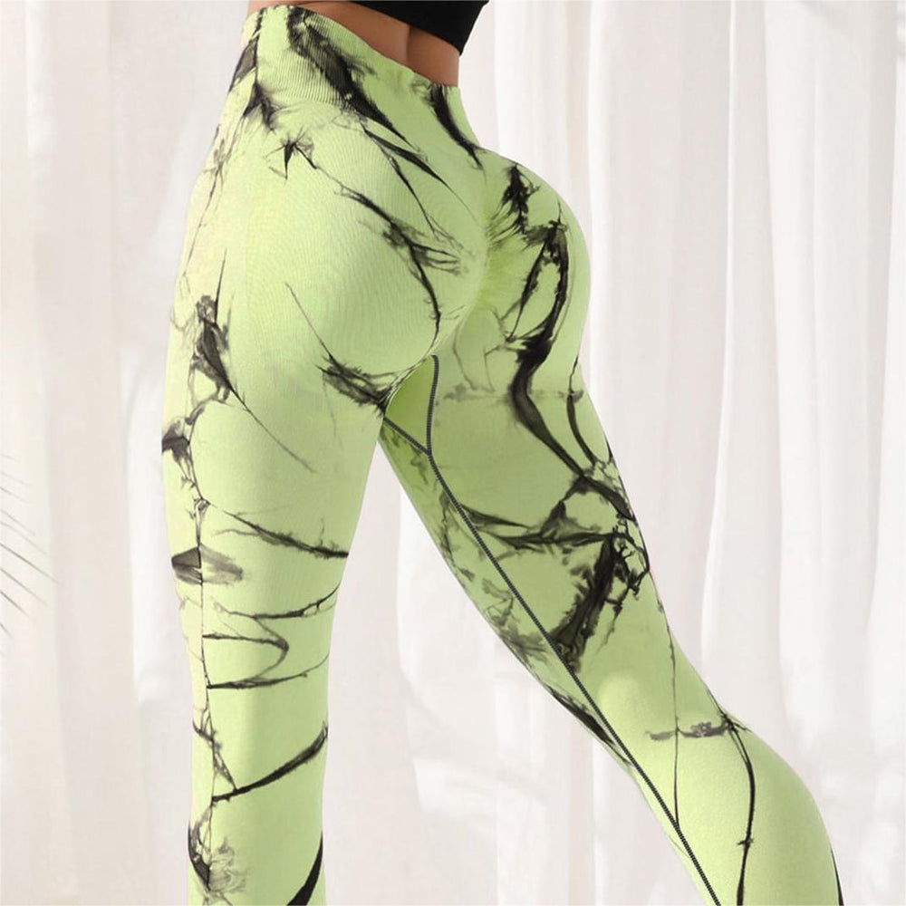 Tie-dye Leggings Spandex Yoga Pants Women's High Waist-THAT FASHION STORE