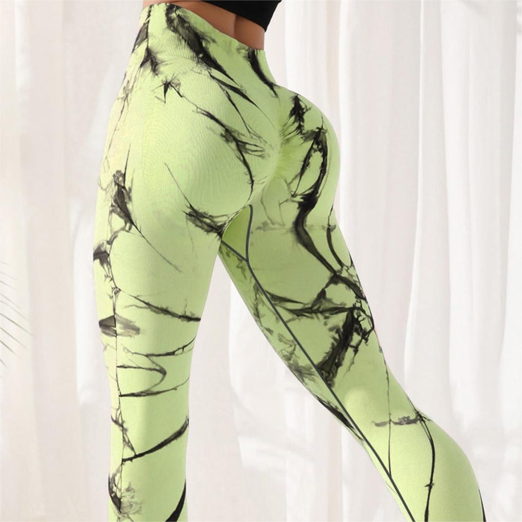 Tie-dye Leggings Spandex Yoga Pants Women's High Waist-THAT FASHION STORE