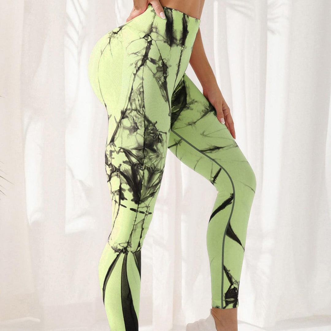 Tie-dye Leggings Spandex Yoga Pants Women's High Waist-THAT FASHION STORE