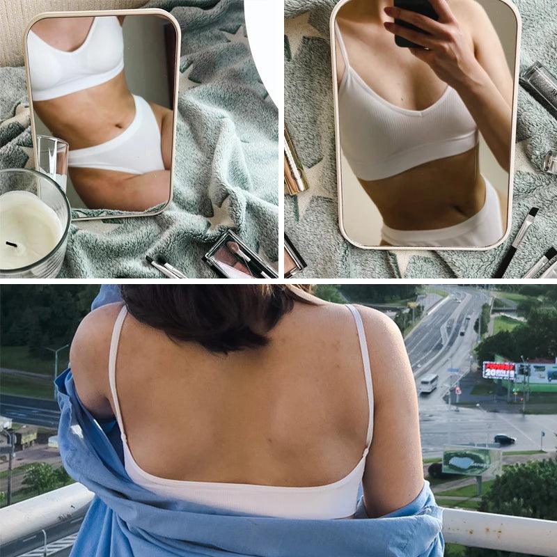 Women Bras Panties Set Seamless U-Back Bras Female Sexy Brazilian Pants Underwear Suit Removable Pad Push Up Bralette Lingerie-THAT FASHION STORE