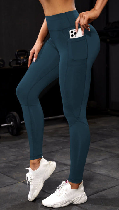 Women's High Waist Pure Color Leggings-THAT FASHION STORE