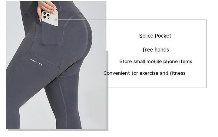 Women's Plus Size Sports Pocket Fitness Trousers-THAT FASHION STORE