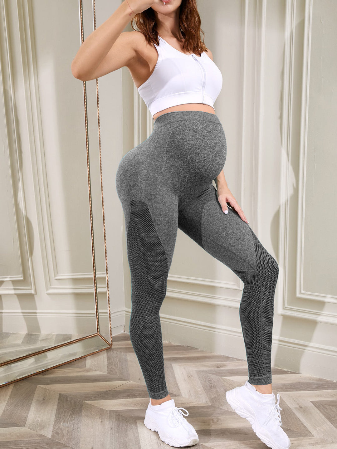 Women's Pregnant Period High Waist Belly Support Yoga Pants-THAT FASHION STORE