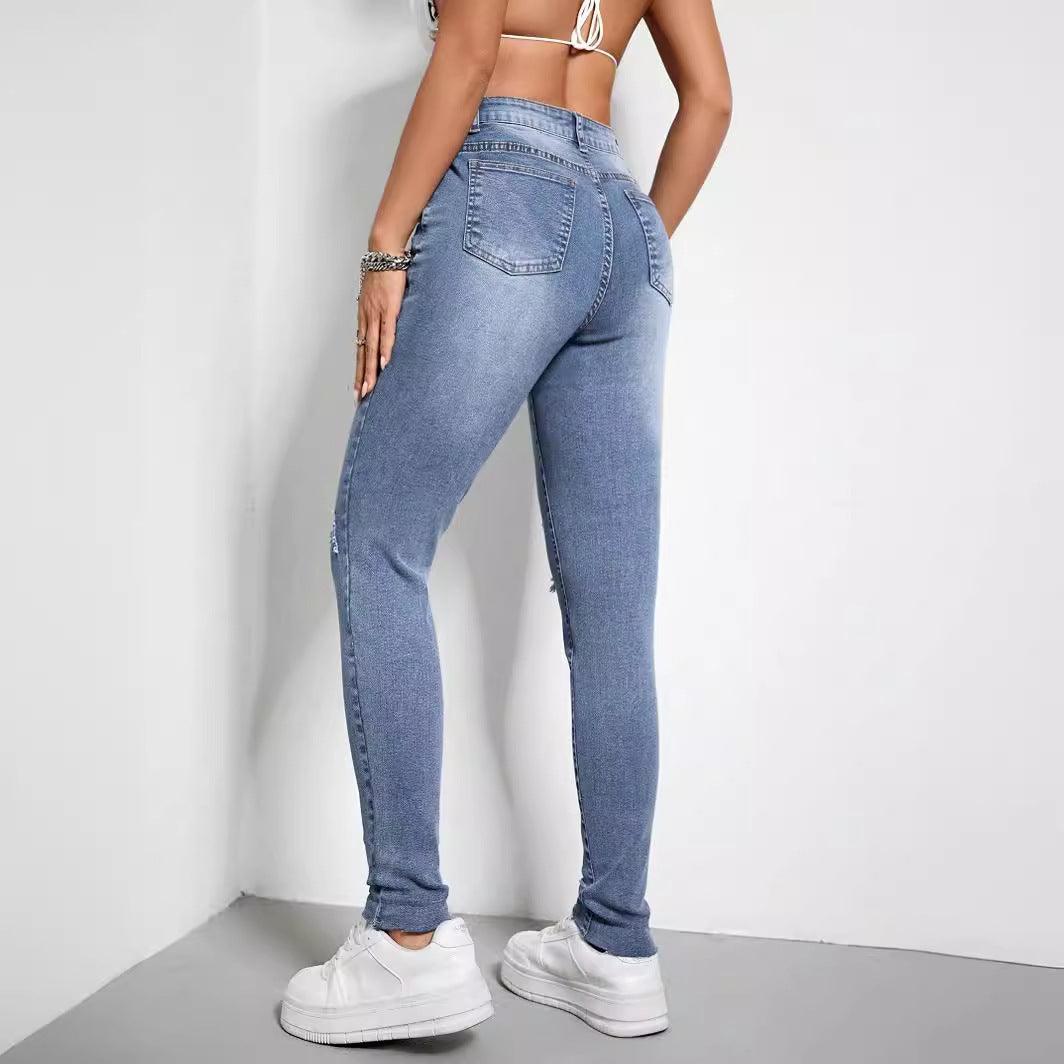 Women's Slim Fit Skinny Jeans-THAT FASHION STORE