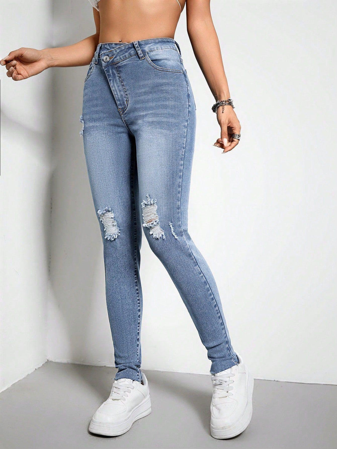 Women's Slim Fit Skinny Jeans-THAT FASHION STORE