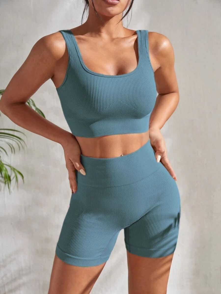 Yoga Clothes Shorts Sports Suit Women-THAT FASHION STORE