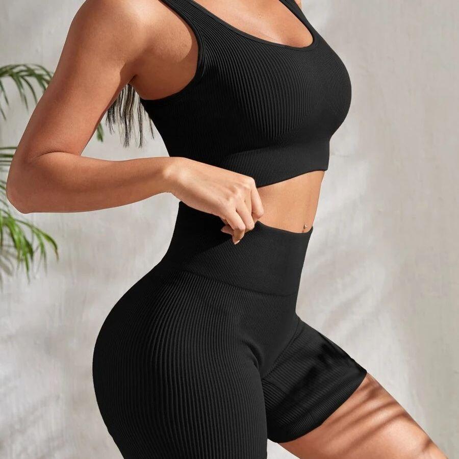 Yoga Clothes Shorts Sports Suit Women-THAT FASHION STORE