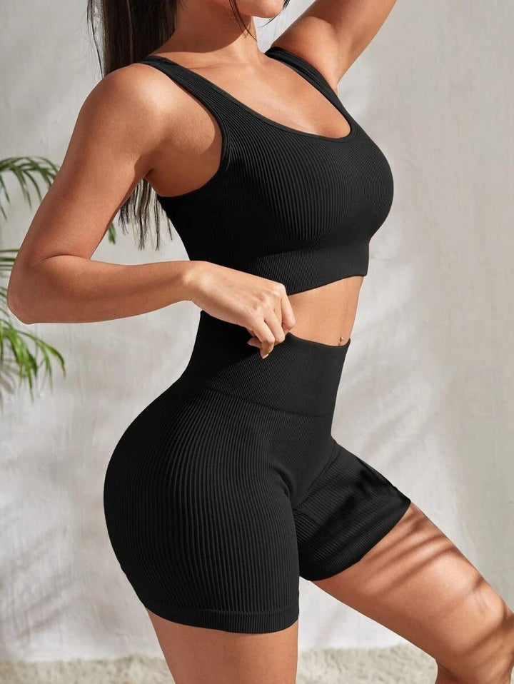 Yoga Clothes Shorts Sports Suit Women-THAT FASHION STORE