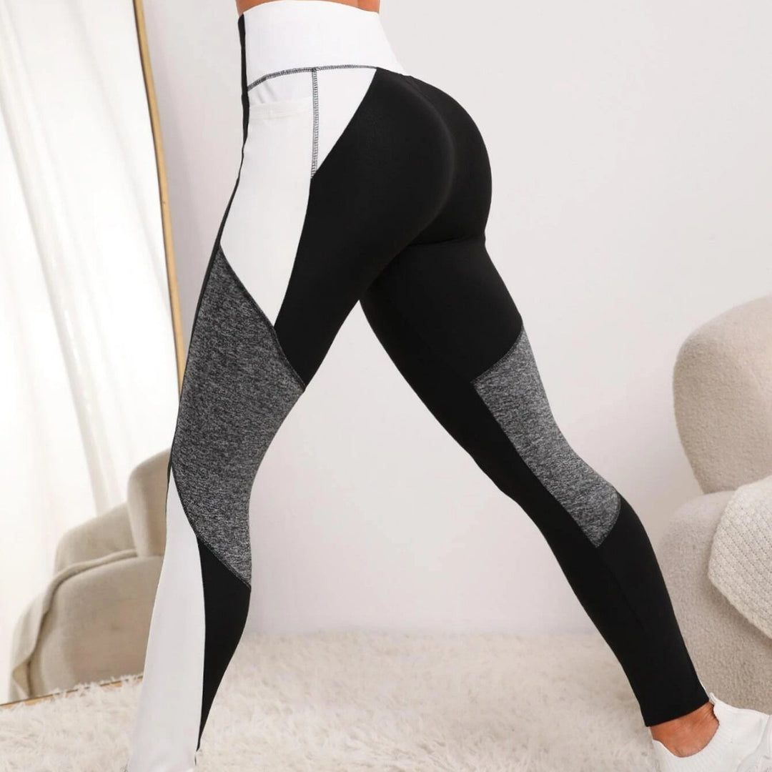 Yoga Pants European And American Stitching Running Pants Women-THAT FASHION STORE