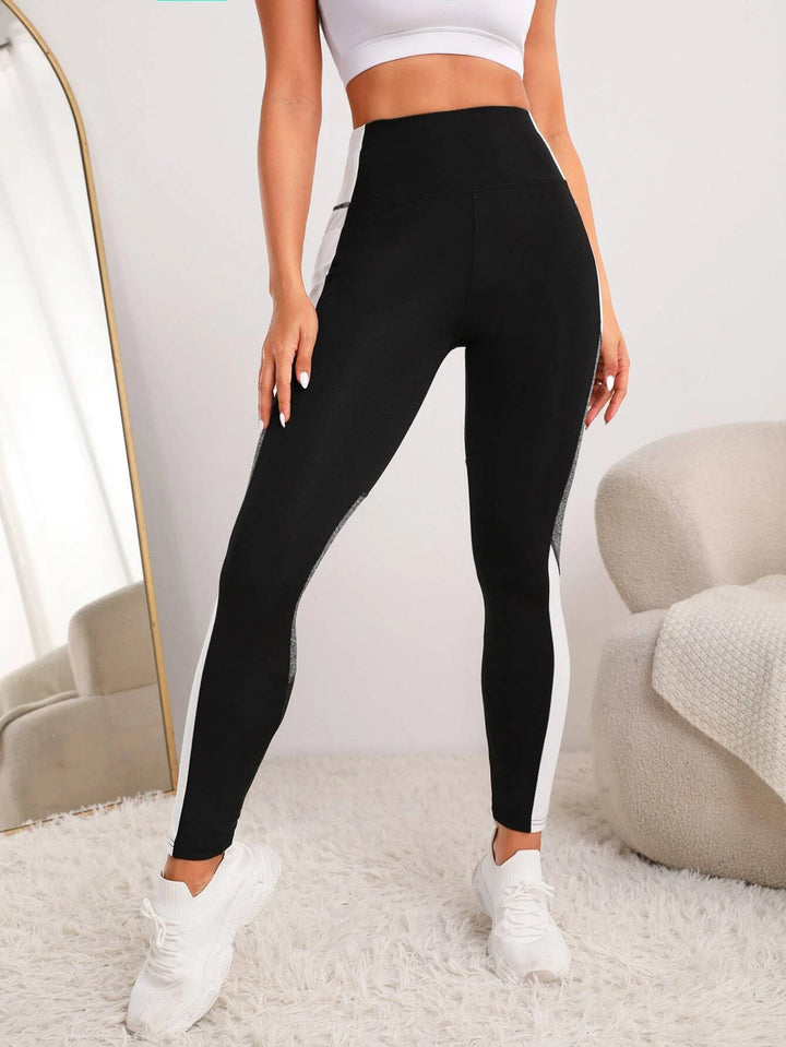 Yoga Pants European And American Stitching Running Pants Women-THAT FASHION STORE