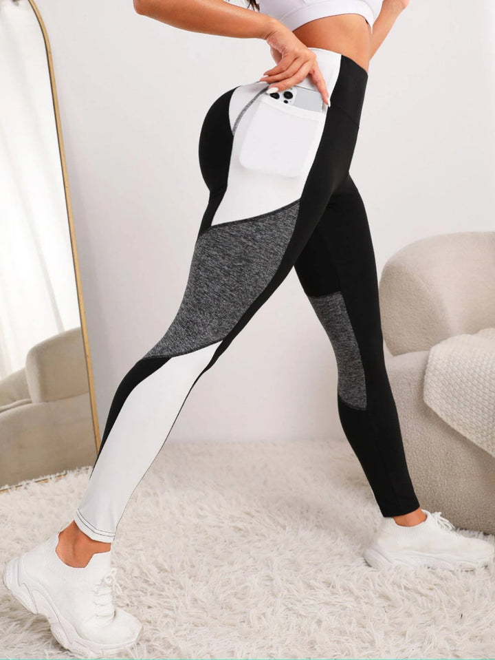 Yoga Pants European And American Stitching Running Pants Women-THAT FASHION STORE